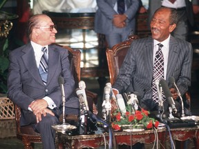 Menachem Begin and Anwar Sadat