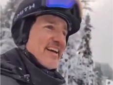 Trudeau on his ski vacation