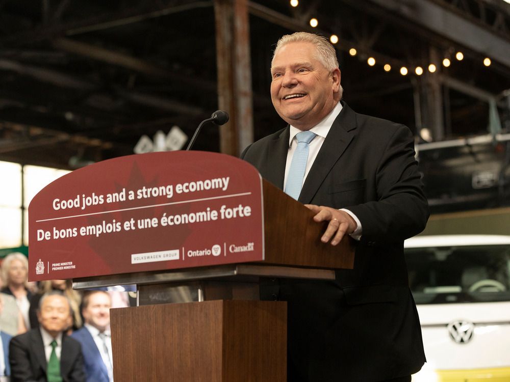 NextImg:Randall Denley: Ontario's big EV gamble just lost everything to Trump