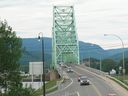The J. C. Van Horne Bridge, over which beer flows into New Brunswick from Quebec.