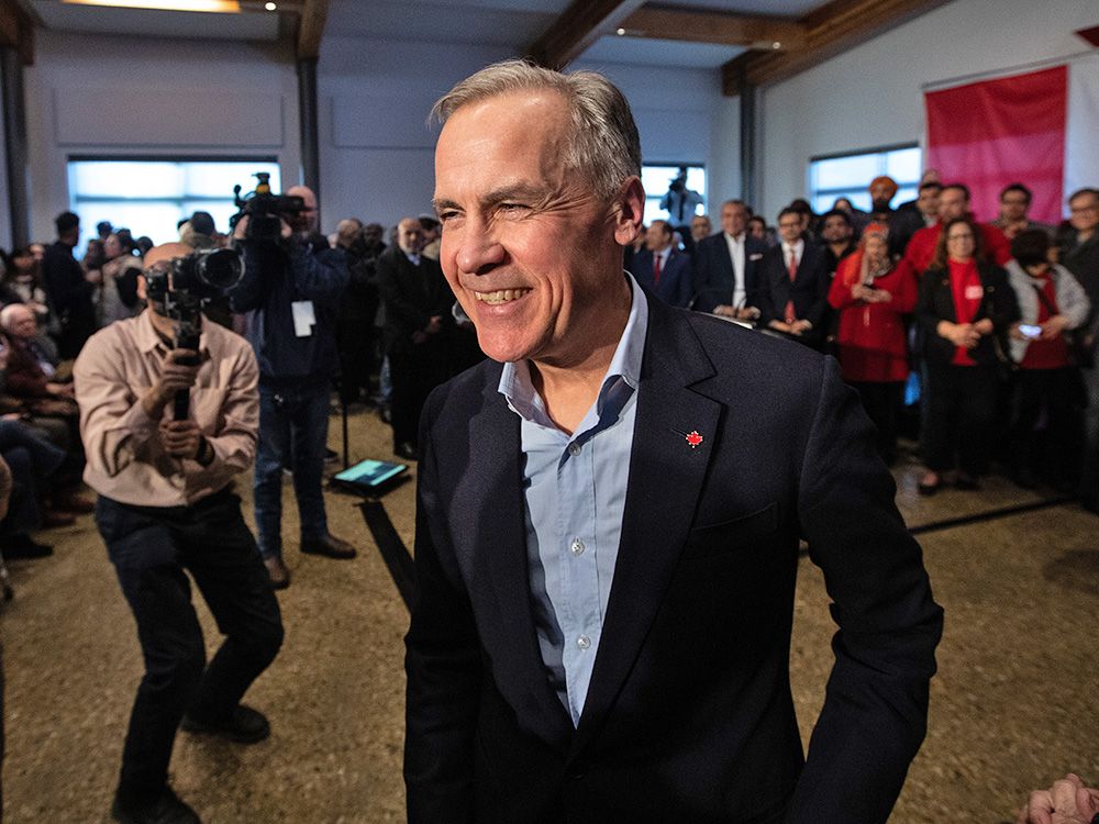 NextImg:Carney plays hometown boy at Edmonton launch, but Albertans are yet to be convinced