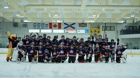 Group photo of the TASA Minor Hockey Association, who won last year’s grand prize of $100,000. SUPPLIED