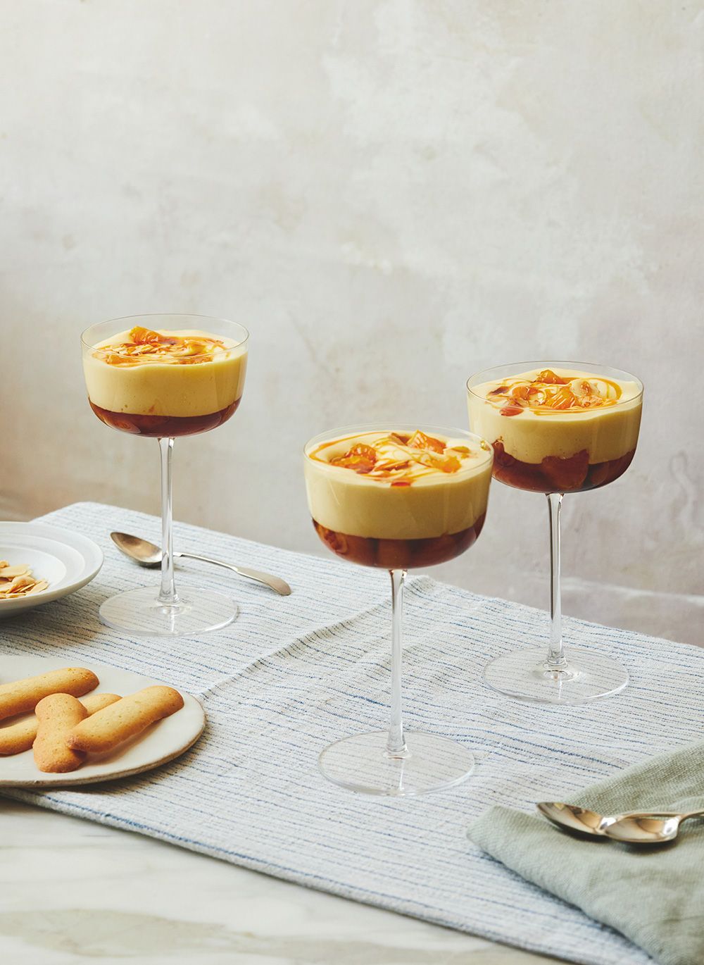  Oranges infuse well, says Nicola Lamb. “And orange and caramel, to me, is such a nice combination anyway because citrus is so sweet and fresh, and caramel has that bitterness.”