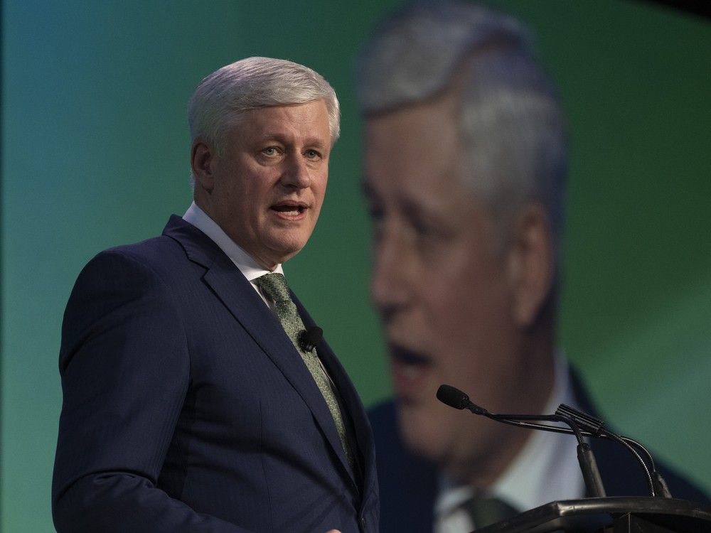 NextImg:Who pushed Trudeau to resign? Harper says 'Trump will like to believe' it was him but it wasn't