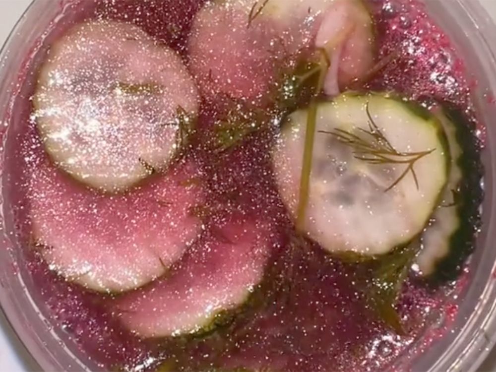 NextImg:Why are people making 'glickles,' also known as glitter pickles?