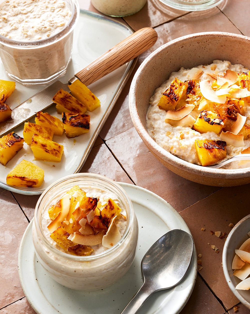  Cooking your oats in homemade nut milk “opens up a whole new world of flavours,” says Joe Yonan. Here, he pairs macadamia milk with pineapple.