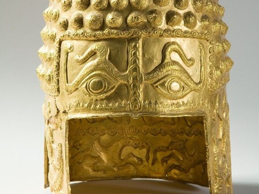 NextImg:Dutch police arrest three in museum theft of priceless golden helmet