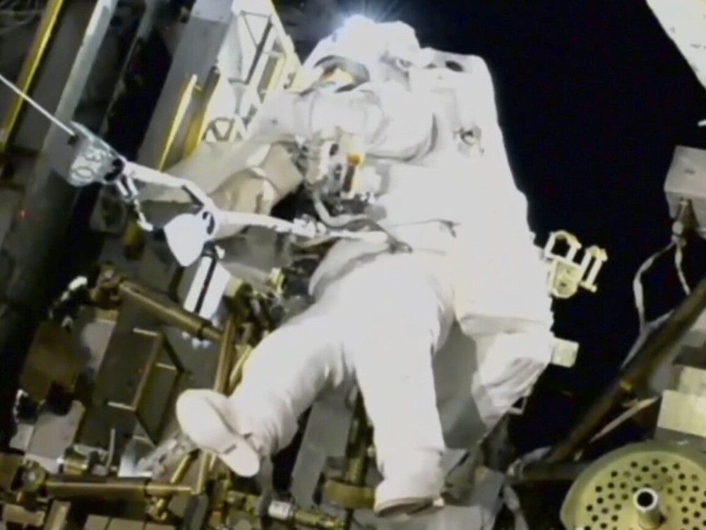 NextImg:NASA's stuck astronaut steps out on a spacewalk after 7 months in orbit