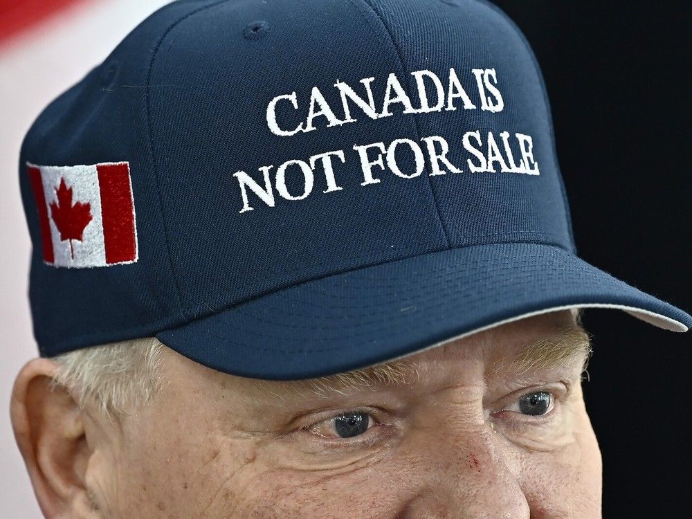 NextImg:Ottawa man behind Doug Ford's 'Canada is not for sale' hat sees jump in sales