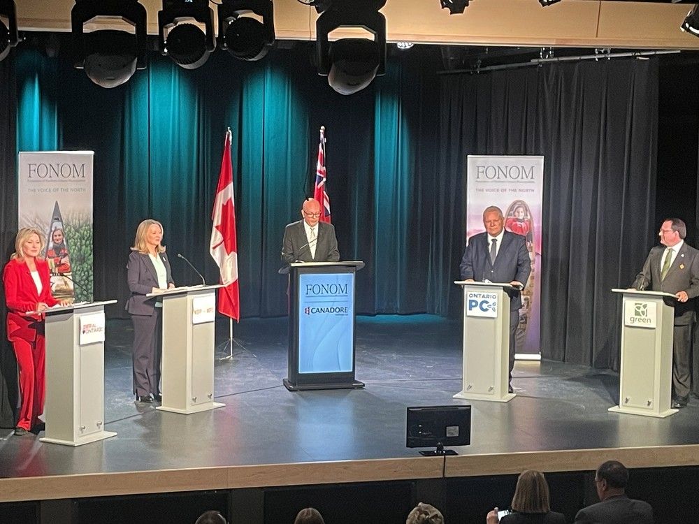 NextImg:Ontario party leaders spar over housing in first election debate