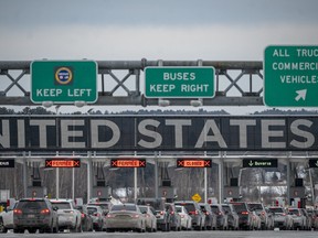 US Canada border
