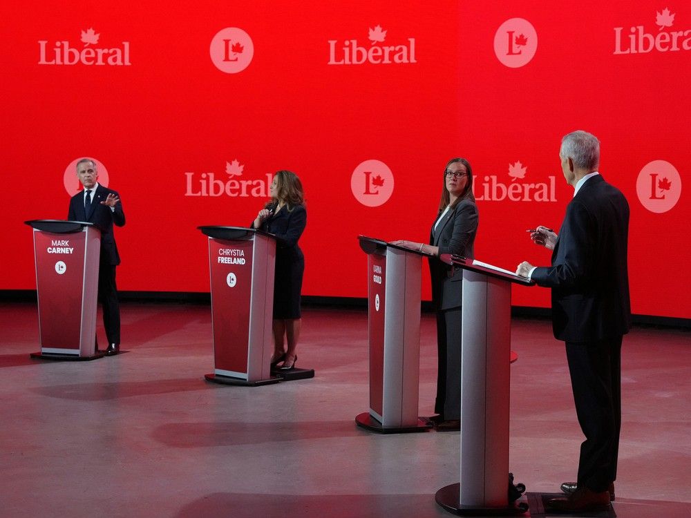 NextImg:Live video, updates: Liberal leadership hopefuls face off in first and only English debate