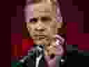 Mark Carney's gesture at a press conference after the second debate on the federal freelance leader competition in Montreal, Canada, on February 25, 2025.