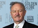 Actor Gene Hackman holds the Cecile B. DeMille Award at the 60th Annual Golden Globe Awards 19 January 2003 in Beverly Hills, California.