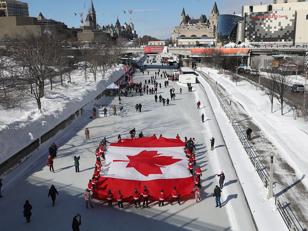 NextImg:Rideau Canal skaters kick off Flag Day celebrations: 'Something we should be so proud of'