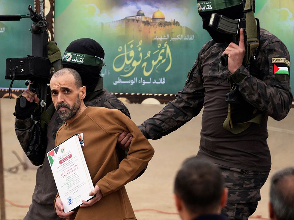 NextImg:Trump warns 'all hell is going to break out' if Hamas doesn't release hostages by Saturday