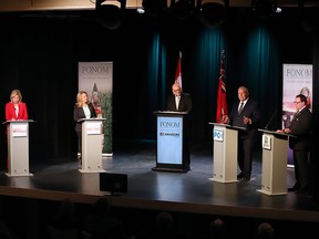 Ontario election leaders debate.