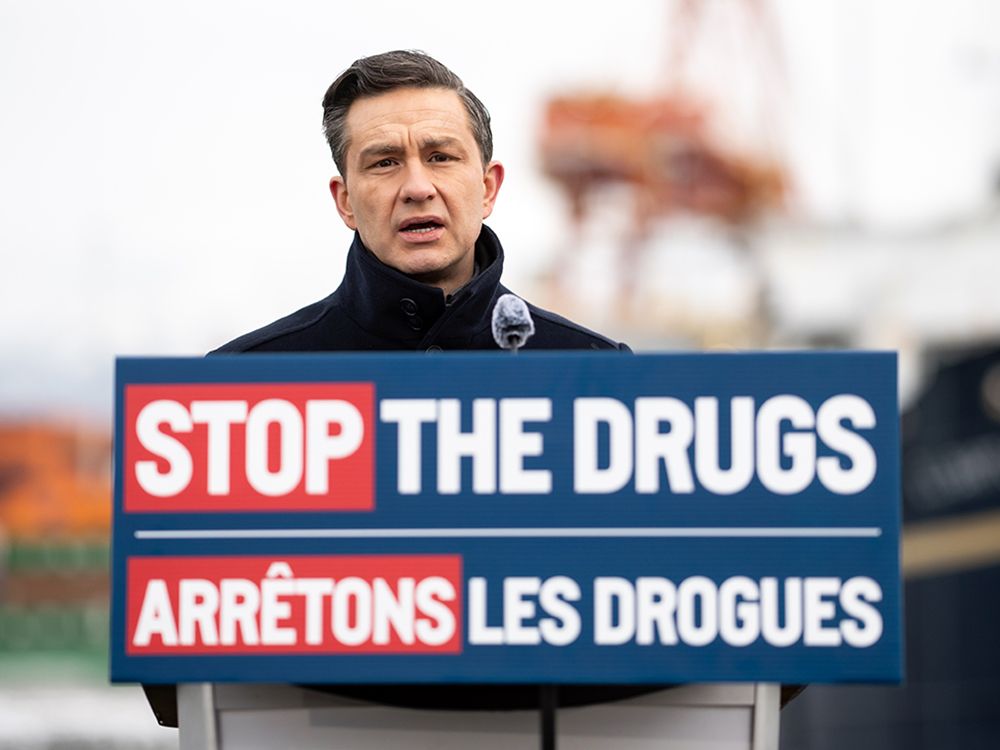 NextImg:Poilievre says the Charter supports locking up drug kingpins without using the notwithstanding clause