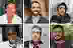 The six Israeli hostages will be released from Gaza on February 22. Top, left: Omer Shem-tov, Tal Shoham, Eliya Cohen. Bottom, left: Avera Mengistu, Hisham al-Sayed, Omer Wenkert.