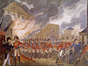 British Burning Washington illustration.