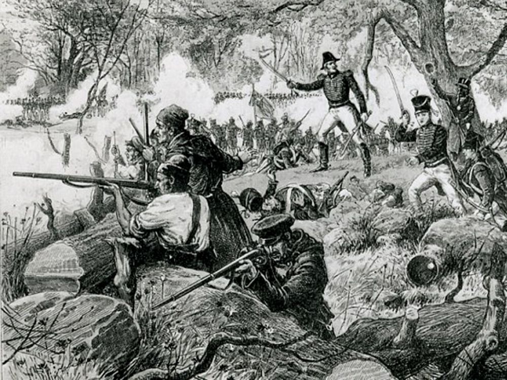 Battle of the Chateauguay illustration.