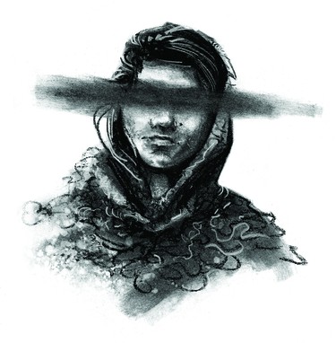 Illustration of Munisa, woman living in Afghanistan under the Taliban.