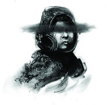 Illustration of Roya, woman living in Afghanistan under the Taliban.
