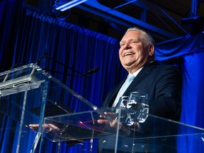 Newly re-elected Ontario Premier Doug Ford
