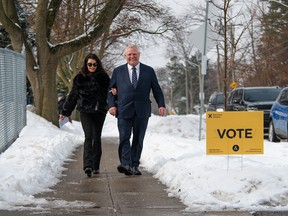Doug Ford and his wife Karla Ford