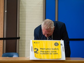 Doug Ford votes