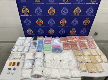 Drugs seized during Project Odeon in Ontario.
