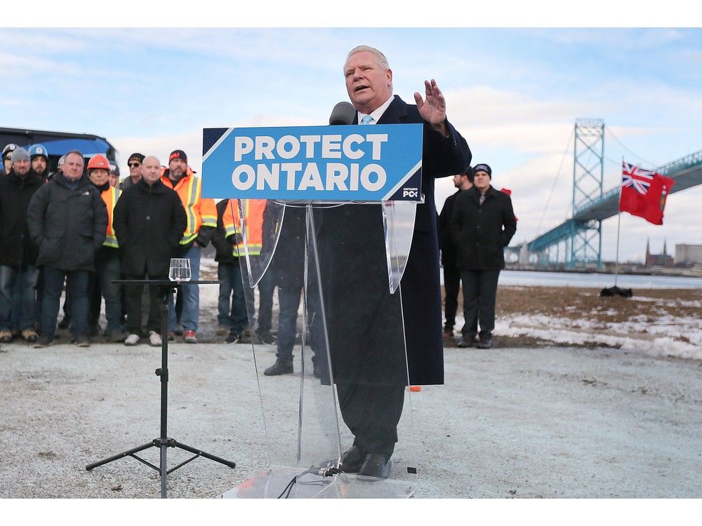 NextImg:Doug Ford promises $22 billion stimulus package if he is re-elected as Ontario premier