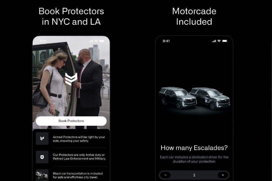 NextImg:'Uber with guns': New app allows Americans to hire armed security and a motorcade