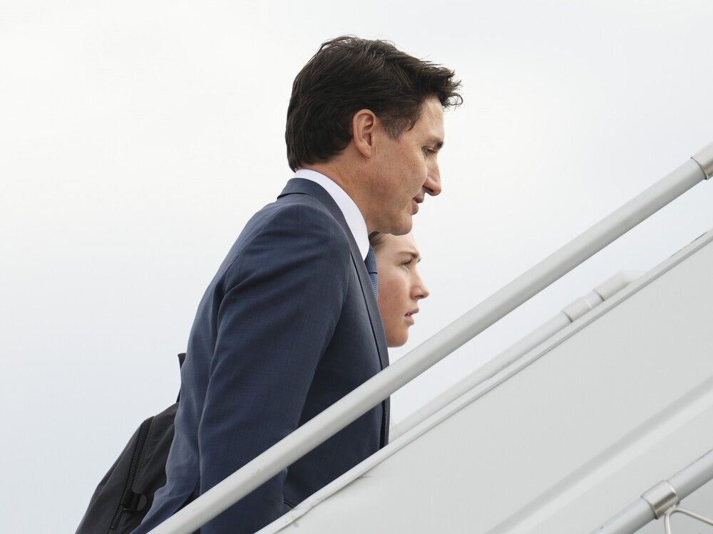 NextImg:'We're taking him back': Justin Trudeau's daughter, Ella-Grace, introduces him for final speech