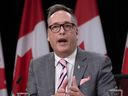 Access to the Standing Committee of Quebec Parliamentary Member Rene Villemure, Vice Chairman of Information, Privacy and Ethics, delivered a press conference on the committee’s report on foreign interventions held in Ottawa on Tuesday, October 24, 2023.