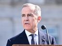 New Canadian Prime Minister Mark Carney addresses the media after being sworn in at Rideau Hall on March 14, 2025 in Ottawa, Ontario, Canada. (Photo by Minas Panagiotakis/Getty Images)