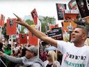 AL-QUDS Day rally held in Toronto in 2014.