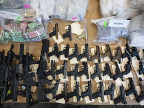 Illegal guns seized in B.C.