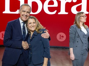 Mark Carney and Chrystia Freeland