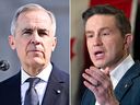 Prime Minister Mark Carney and Conservative Leader Pierre Poilievre.