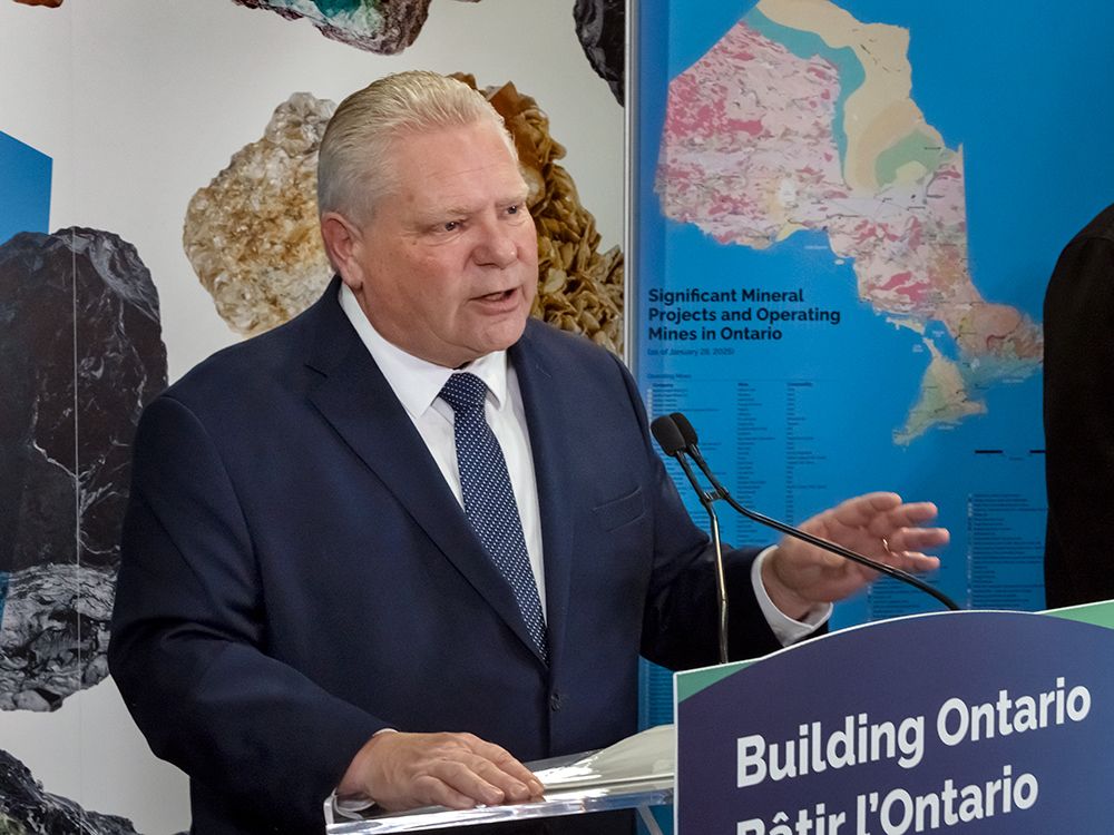 NextImg:'It will shut down manufacturing': Doug Ford says he will stop nickel shipments to U.S. if tariffs imposed