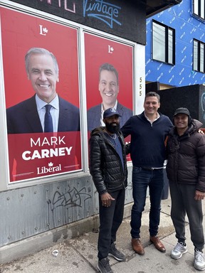 Former CTV and CBC Broadcaster Evan Solomon is running for the Liberals in Toronto Centre. On Wednesday Solomon posted this image to celebrate his campaign launch. Most of the online discussion of the image was on whether Solomon was standing in a puddle of urine, or just a spilled drink.