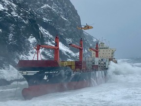 Videos show dramatic operation that saved 20 sailors off Newfoundland Videos show dramatic operation that saved 20 sailors off Newfoundland