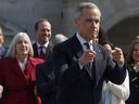 Canada's Prime Minister Mark Carney after his swearing in ceremony at Rideau Hall in Ottawa Friday.