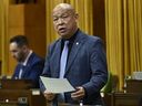 Paul Chiang rose during a question on March 22, 2024 in the House of Commons on Ottawa's Parliament Hill.