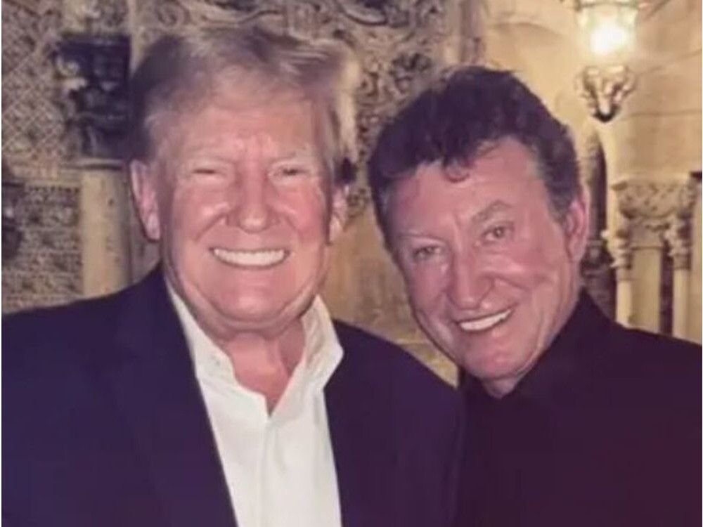 Trump ‘loves’ Canadians, especially Gretzky, but thinks Canada’s leaders are ‘very bad’