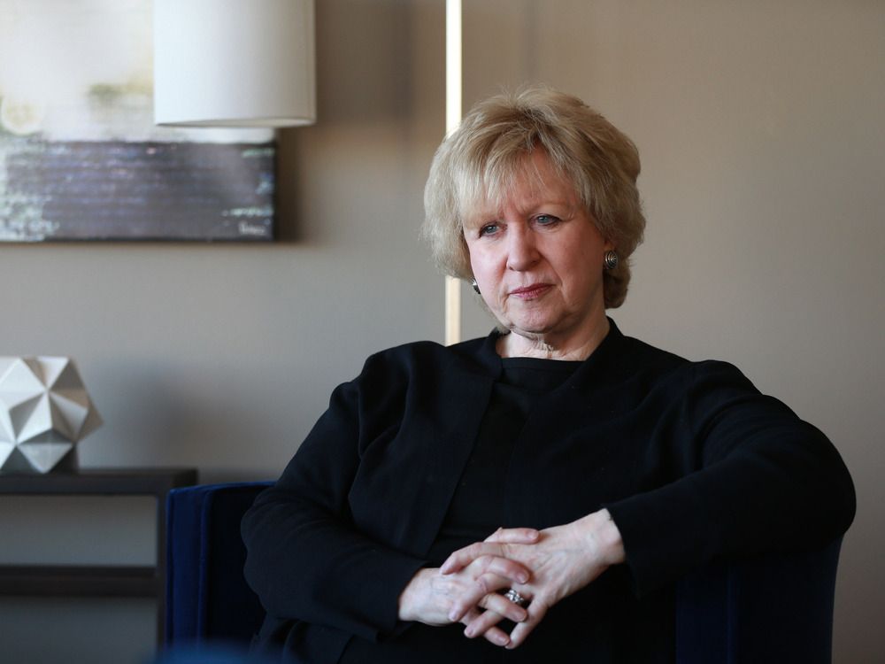 Former Prime Minister Kim Campbell in Saskatoon on Oct. 4, 2017.
