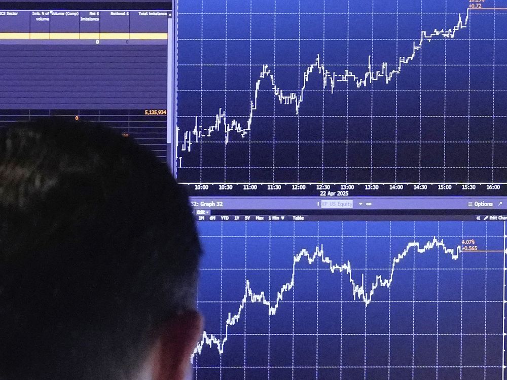 NextImg:Canadian and U.S. stock markets soar in early trading after Trump comments