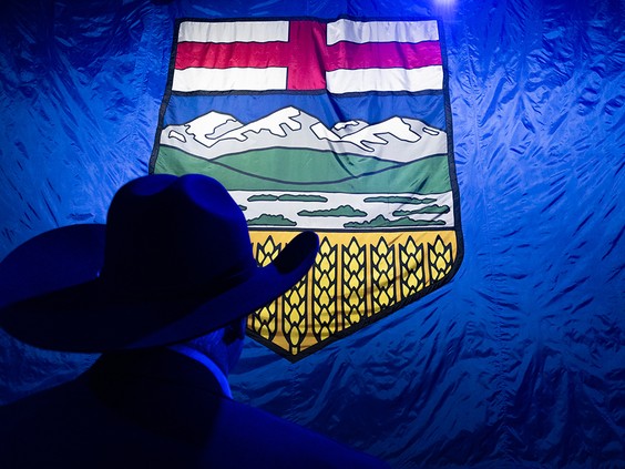 Alberta flag.