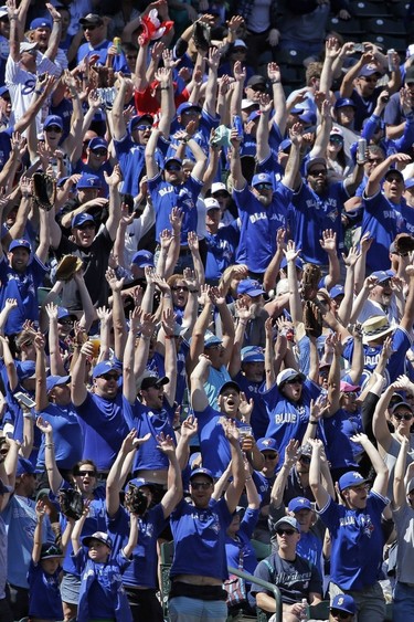 Toronto Blue Jays fans in Seattle